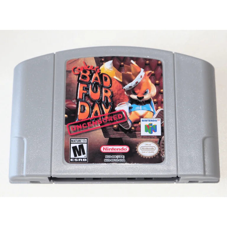 Renewed CONKERS BAD FUR DAY (NINTENDO 64 N64)