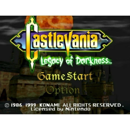 Castlevania: Legacy of Darkness - Nintendo 64 (N64) High demand