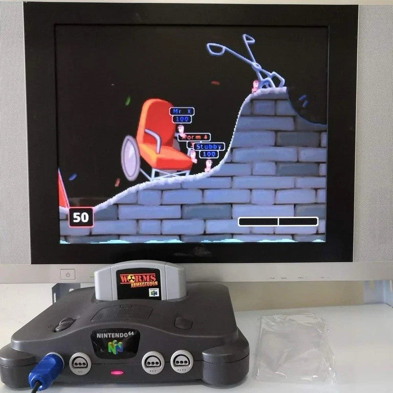 Nintendo 64 Worms Armageddon N64 Nintendo Infogames 2000 Game