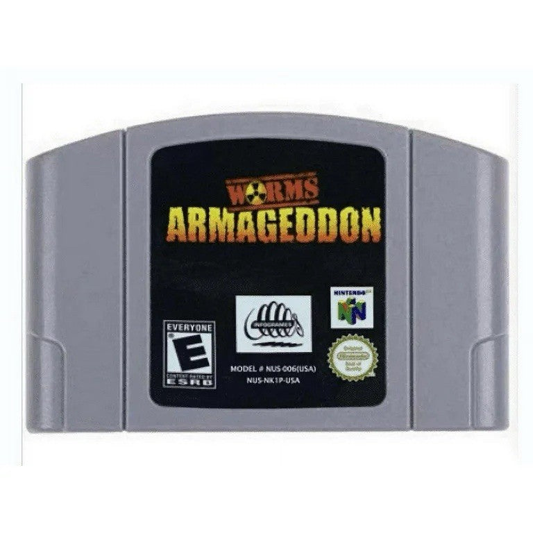 Nintendo 64 Worms Armageddon N64 Nintendo Infogames 2000 Game