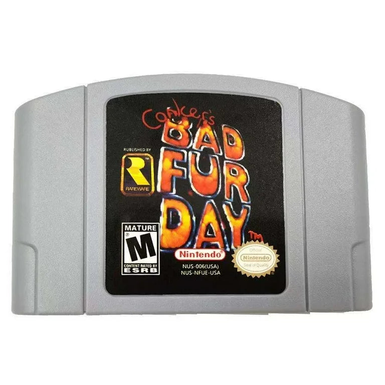 Renewed CONKERS BAD FUR DAY (NINTENDO 64 N64)